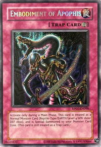 Embodiment of Apophis - Retro Pack (2020 Date Reprint) (RP01) #RP01-EN098 - Secret Rare YuGiOh Trading Card