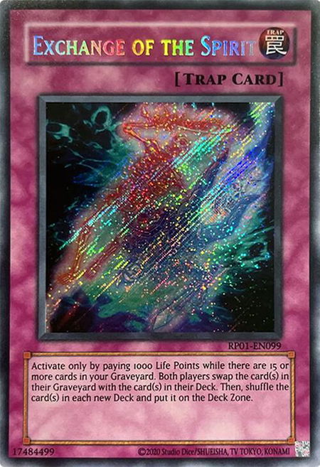Exchange of the Spirit - Retro Pack (2020 Date Reprint) YuGiOh trading card