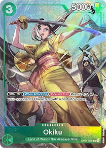 Okiku (Premium Card Collection -BANDAI CARD GAMES Fest. 23-24 Edition-) - One Piece Promotion Cards (OP-PR) #OP01-035 - Rare One Piece Trading Card
