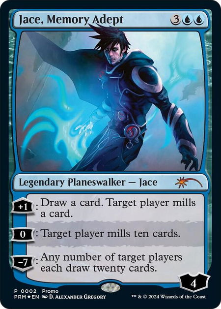Jace, Memory Adept (Deluxe Commander Kit) - Unique and Miscellaneous Promos Magic: The Gathering trading card
