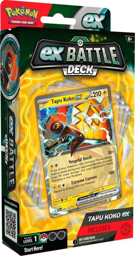ex Battle Deck [Tapu Koko ex] - Miscellaneous Cards & Products Pokémon trading card
