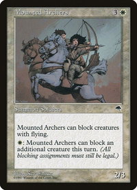 Mounted Archers - Tempest (TMP) #30 - Common Magic: The Gathering Trading Card