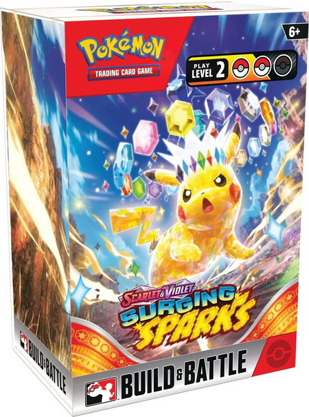 Surging Sparks Build & Battle Box - SV08: Surging Sparks Pokémon trading card