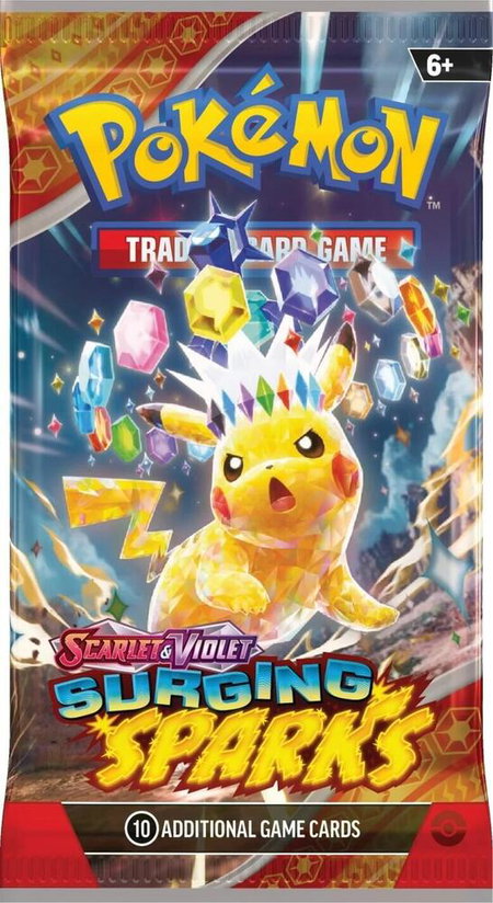 Surging Sparks Booster Pack - SV08: Surging Sparks Pokémon trading card