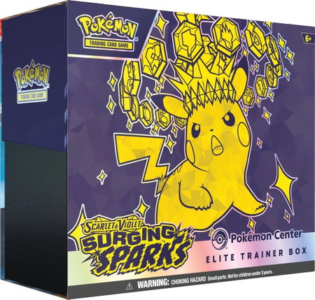 Surging Sparks Pokemon Center Elite Trainer Box (Exclusive) - SV08: Surging Sparks Pokémon trading card
