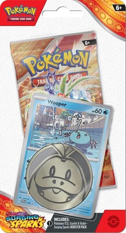 Surging Sparks Single Pack Blister [Wooper] - SV08: Surging Sparks Pokémon trading card
