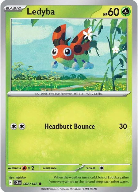 Ledyba - SV07: Stellar Crown Pokémon trading card