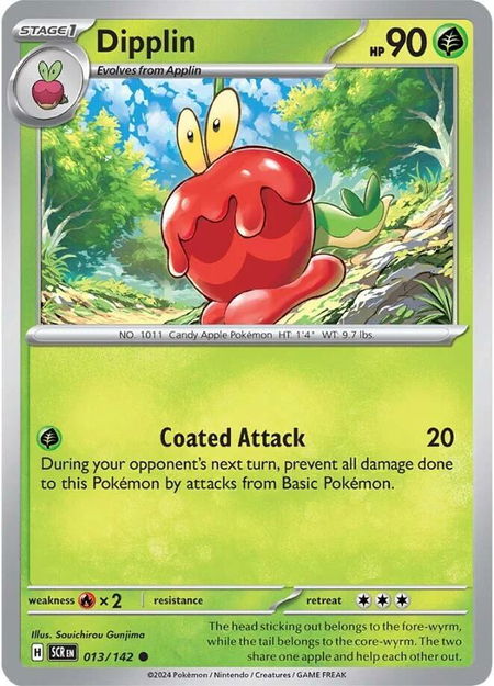 Dipplin - SV07: Stellar Crown Pokémon trading card