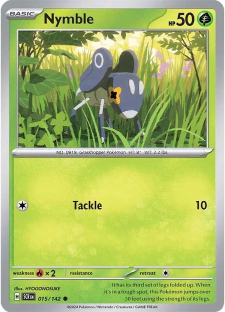 Nymble - SV07: Stellar Crown Pokémon trading card