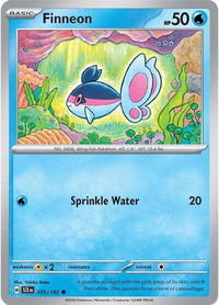 Finneon - SV07: Stellar Crown (SCR) #035/142 - Common Pokémon Trading Card