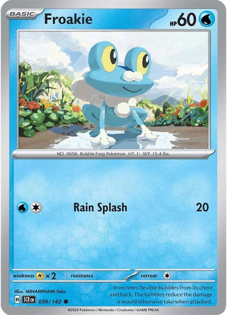 Froakie - SV07: Stellar Crown Pokémon trading card