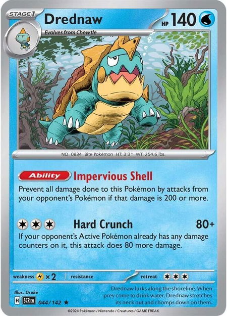 Drednaw - SV07: Stellar Crown Pokémon trading card