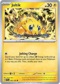 Joltik - 050/142 - SV07: Stellar Crown (SCR) #050/142 - Common Pokémon Trading Card