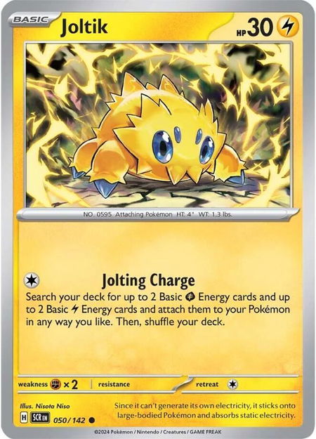 Joltik - 050/142 - SV07: Stellar Crown Pokémon trading card