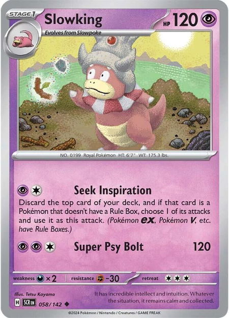 Slowking - SV07: Stellar Crown Pokémon trading card