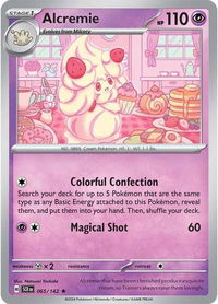 Alcremie - SV07: Stellar Crown (SCR) #065/142 - Rare Pokémon Trading Card