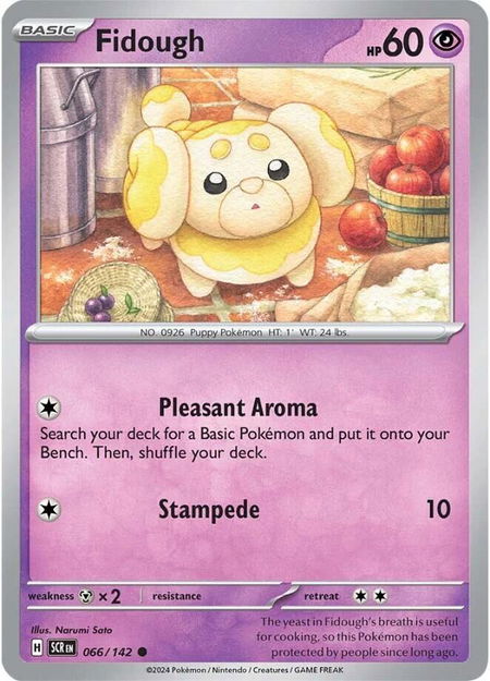 Fidough - SV07: Stellar Crown Pokémon trading card