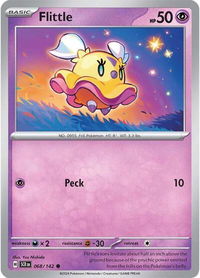 Flittle - SV07: Stellar Crown (SCR) #068/142 - Common Pokémon Trading Card
