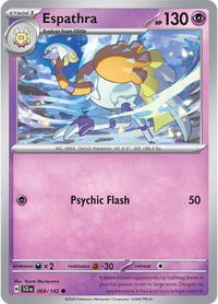 Espathra - SV07: Stellar Crown (SCR) #069/142 - Common Pokémon Trading Card