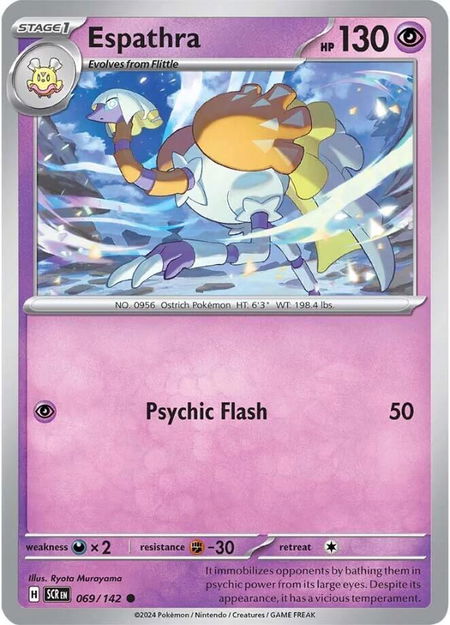 Espathra - SV07: Stellar Crown Pokémon trading card