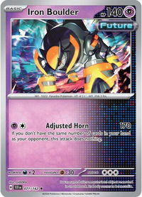 Iron Boulder - SV07: Stellar Crown (SCR) #071/142 - Rare Pokémon Trading Card