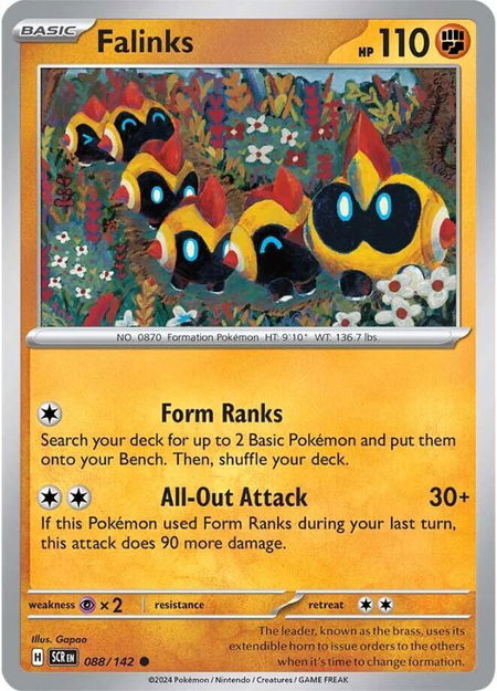 Falinks - SV07: Stellar Crown Pokémon trading card