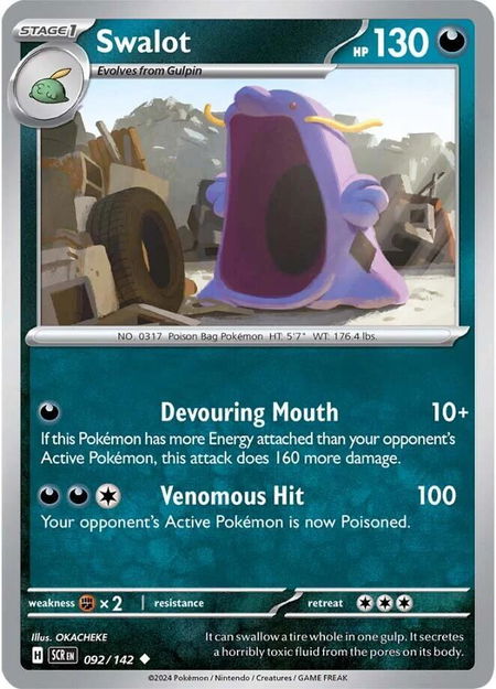 Swalot - SV07: Stellar Crown Pokémon trading card