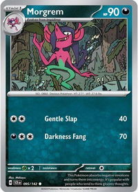 Morgrem - SV07: Stellar Crown (SCR) #095/142 - Common Pokémon Trading Card