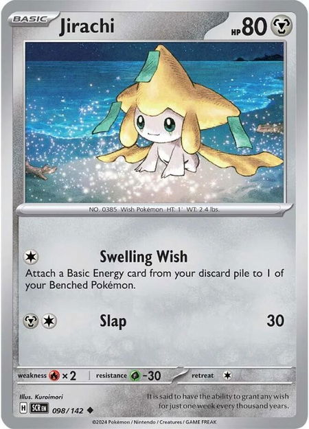 Jirachi - SV07: Stellar Crown Pokémon trading card