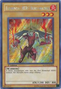 Elemental HERO Burstinatrix (Alternate Art) trading card from Legendary Collection 2 Elemental HERO Burstinatrix (Alternate Art) - Legendary Collection 2 YuGiOh trading card