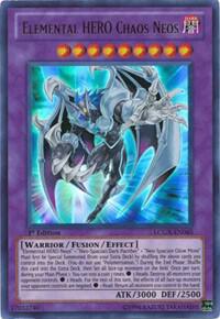 Elemental HERO Chaos Neos trading card from Legendary Collection 2 Elemental HERO Chaos Neos - Legendary Collection 2 YuGiOh trading card