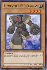 Elemental HERO Clayman - Legendary Collection 2 (LC02) #LCGX-EN005 - Common / Short Print YuGiOh Trading Card