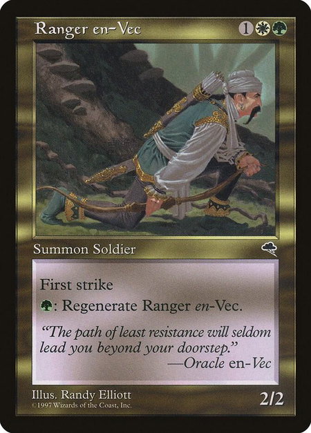 Ranger en-Vec - Tempest Magic: The Gathering trading card