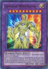 Elemental HERO Electrum - Legendary Collection 2 (LC02) #LCGX-EN052 - Ultra Rare YuGiOh Trading Card