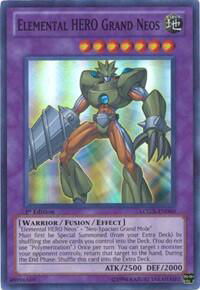 Elemental HERO Grand Neos - Legendary Collection 2 (LC02) #LCGX-EN060 - Super Rare YuGiOh Trading Card