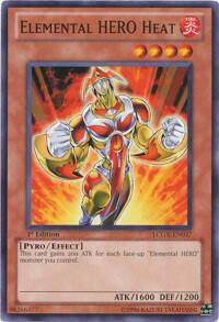 Elemental HERO Heat - Legendary Collection 2 (LC02) #LCGX-EN037 - Common / Short Print YuGiOh Trading Card