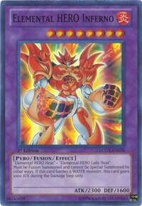 Elemental HERO Inferno - Legendary Collection 2 (LC02) #LCGX-EN076 - Super Rare YuGiOh Trading Card