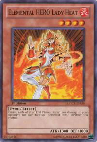 Elemental HERO Lady Heat - Legendary Collection 2 (LC02) #LCGX-EN038 - Common / Short Print YuGiOh Trading Card