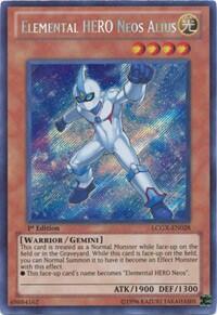 Elemental HERO Neos Alius - Legendary Collection 2 (LC02) #LCGX-EN028 - Secret Rare YuGiOh Trading Card