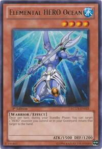 Elemental HERO Ocean - Legendary Collection 2 (LC02) #LCGX-EN025 - Rare YuGiOh Trading Card