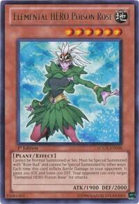 Elemental HERO Poison Rose - Legendary Collection 2 (LC02) #LCGX-EN036 - Rare YuGiOh Trading Card