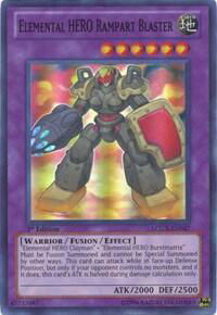 Elemental HERO Rampart Blaster - Legendary Collection 2 (LC02) #LCGX-EN047 - Super Rare YuGiOh Trading Card