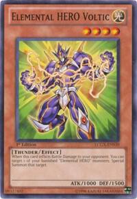 Elemental HERO Voltic trading card from Legendary Collection 2 Elemental HERO Voltic - Legendary Collection 2 YuGiOh trading card