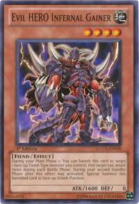 Evil HERO Infernal Gainer - Legendary Collection 2 (LC02) #LCGX-EN030 - Common / Short Print YuGiOh Trading Card