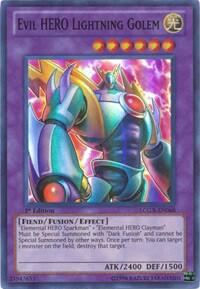 Evil HERO Lightning Golem trading card from Legendary Collection 2 Evil HERO Lightning Golem - Legendary Collection 2 YuGiOh trading card
