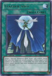 Feather Shot - Legendary Collection 2 (LC02) #LCGX-EN083 - Rare YuGiOh Trading Card