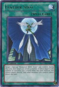 Feather Shot trading card from Legendary Collection 2 Feather Shot - Legendary Collection 2 YuGiOh trading card