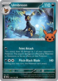 Umbreon - Trick or Trade BOOster Bundle 2024 (TTBB24) #130/197 - Uncommon Pokémon Trading Card