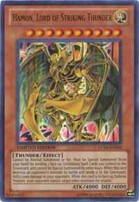 Hamon, Lord of Striking Thunder - Legendary Collection 2 (LC02) #LC02-EN002 - Ultra Rare YuGiOh Trading Card
