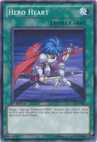 Hero Heart trading card from Legendary Collection 2 Hero Heart - Legendary Collection 2 YuGiOh trading card